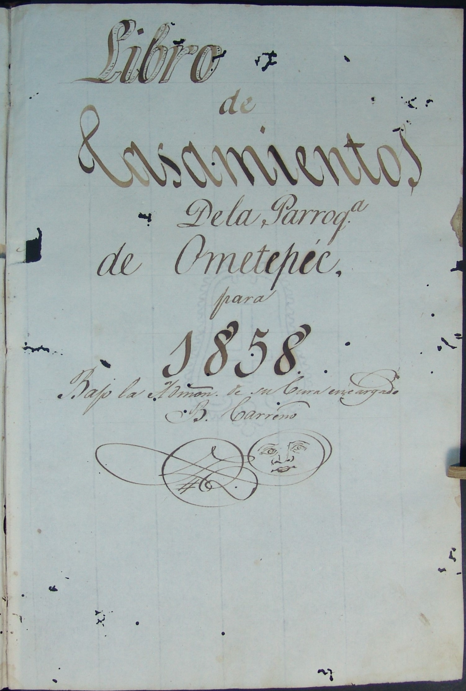 Libro 2. Matrimonios, 1858-1865. Archivo Parroquial de Santiago Apóstol. Sección Sacramental 