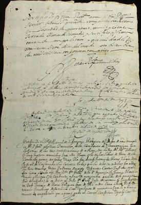 Libro Diocesano 316 de la sección Gobierno serie Parroquias-Certficaciones