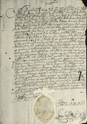 Libro Diocesano 586 de la sección Gobierno serie Religiosos-Franciscanos
