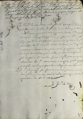 Libro Diocesano 590 de la sección Gobierno serie Religiosos-Franciscanos