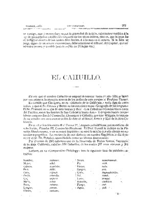 El cahuillo