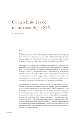 Cuatro historias de monstruos. Siglo XIX