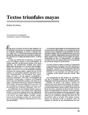 Textos triunfales mayas