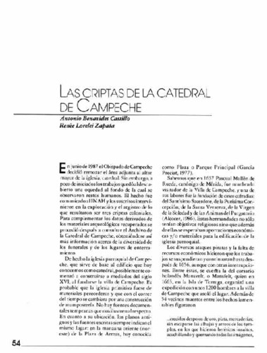 Las criptas de la catedral de Campeche