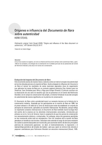 Orígenes e influencia del Documento de Nara sobre autenticidad