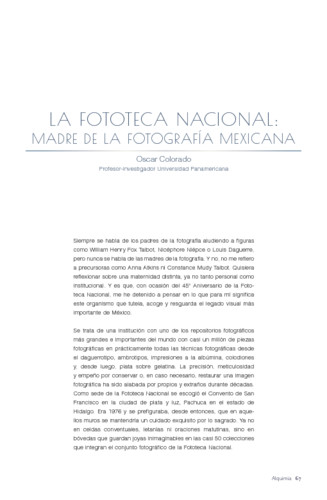 La Fototeca Nacional: madre de la fotografía mexicana