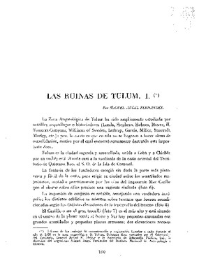 Las ruinas de Tulum I.