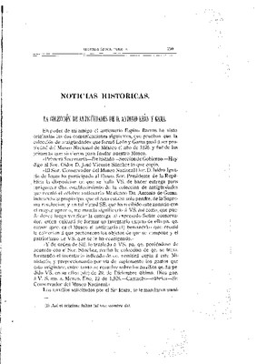 La colección de antigüedades de don Antonio León y Gama.