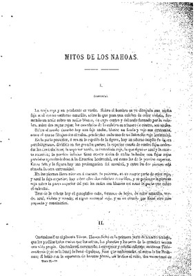 Mitos de los nahoas.