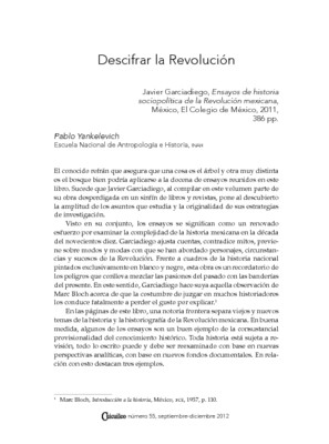 Descifrar la Revolución