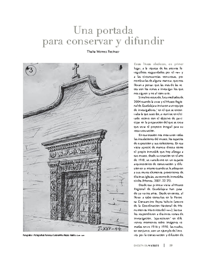 Una portada para conservar y difundir
