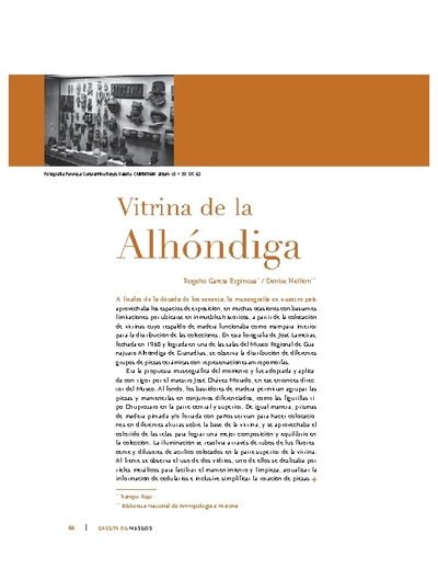 Vitrina de la Alhóndiga