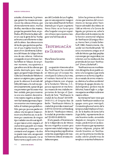 Teotihuacán en Europa