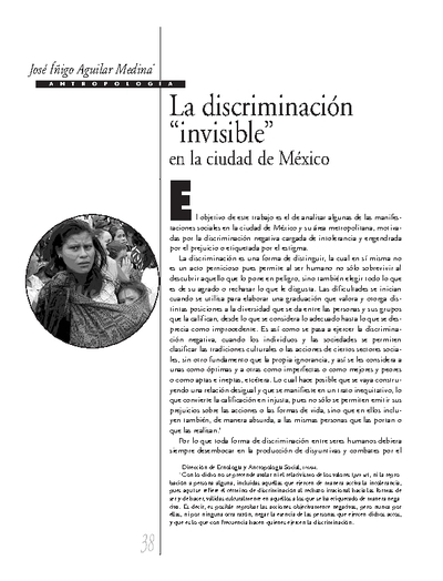 La discriminación “invisible” en la ciudad de México