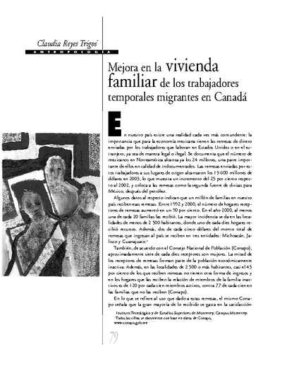 Mejora en la vivienda familiar de los trabajadores  temporales migrantes en Canadá