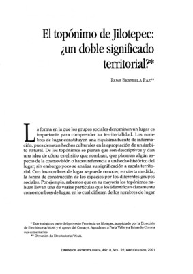 El topónimo de Jilotepec: ¿un doble significado territorial?