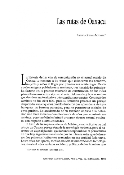 Las rutas de Oaxaca