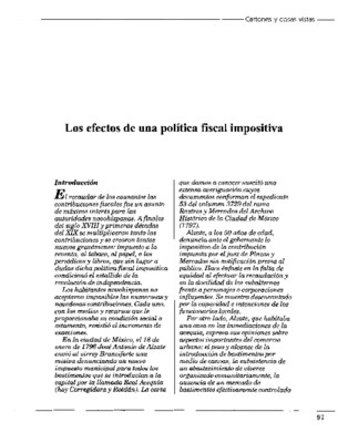 Los efectos de una política fiscal impositiva