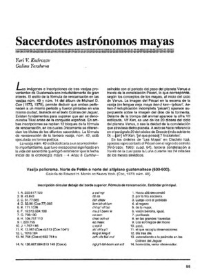 Sacerdotes astrónomos mayas