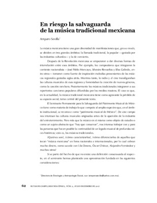 En riesgo la salvaguarda de la música tradicional mexicana