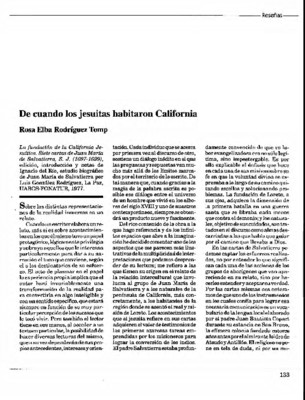 De cuando los jesuitas habitaron California