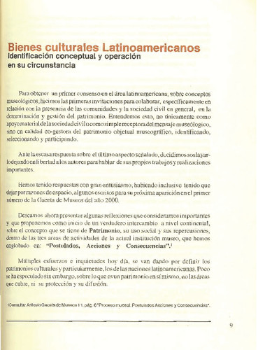 Bienes culturales Latinoamericanos
