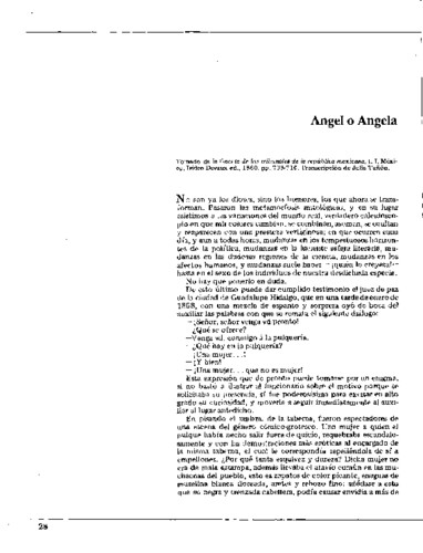 Ángel o Ángela