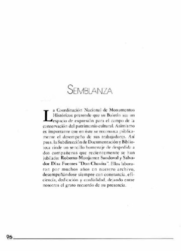 Semblanza