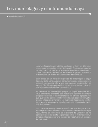 Los murciélagos y el inframundo maya 