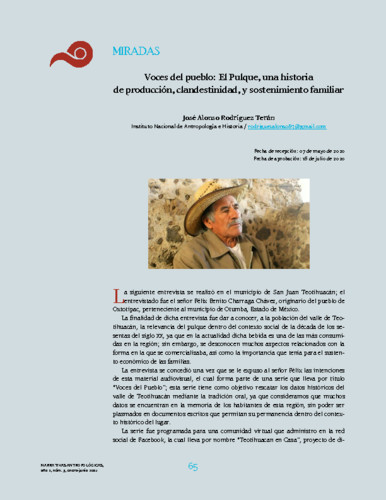Voces del pueblo: El Pulque, una historia de producción, clandestinidad, y sostenimiento familiar