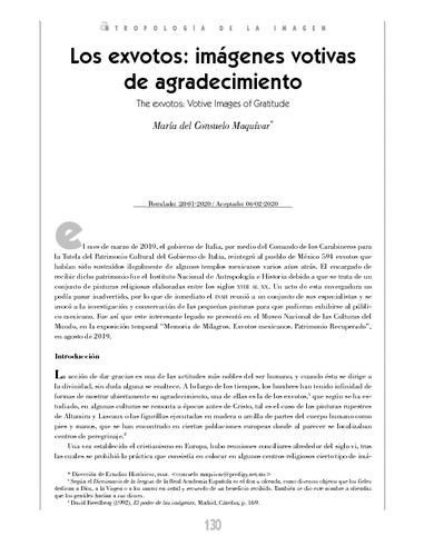 Los exvotos: imágenes votivas de agradecimiento