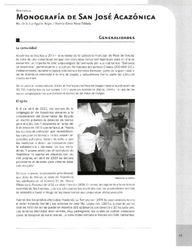 Monografía de San José Acazónica