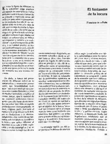 El fantasma de la locura