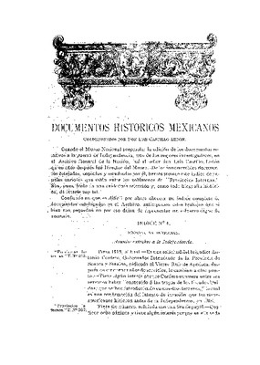 Documentos históricos mexicanos.