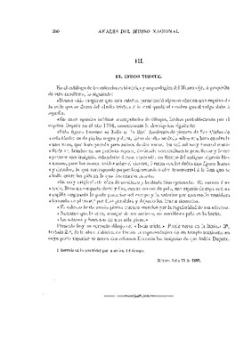 Notas arqueológicas. III. El Indio triste.