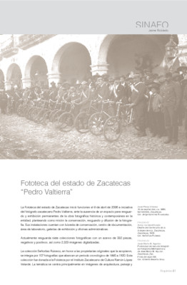 Fototeca del estado de Zacatecas Pedro Valtierra