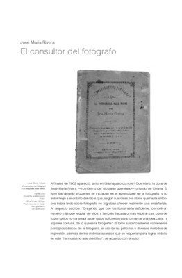 El consultor del fotógrafo