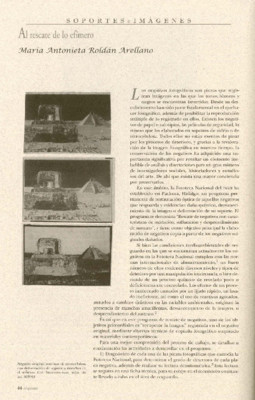 Al rescate de lo efímero