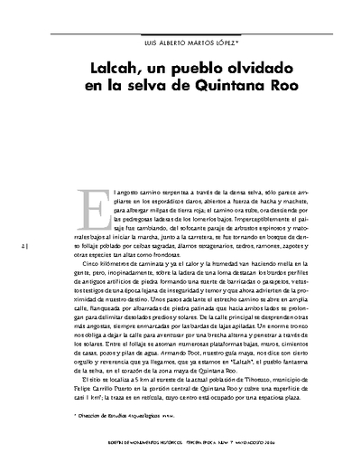 Lalcah, un pueblo olvida en la selva de Quintana Roo