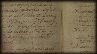 Manuscritos en lenguas indígenas