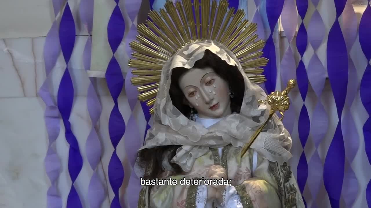 Se entrega restaurada Virgen de Nuestra Señora de las Aguas en Ciudad de México