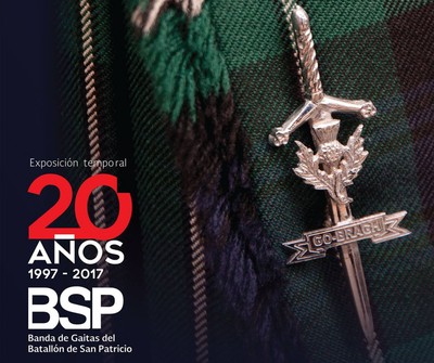20 años de la Banda de Gaitas del Batallón de San Patricio
