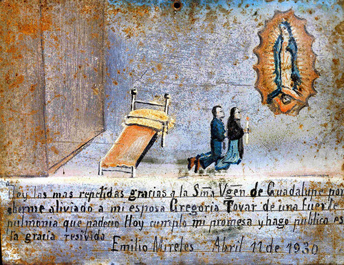 Exvoto a la Virgen de Guadalupe