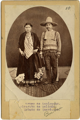 Pareja de otomies, retrato