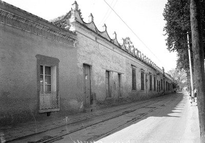 Casa del S. XVI en a población de Coyoacan