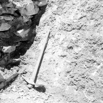 Detalle de las excavaciones en Palenque