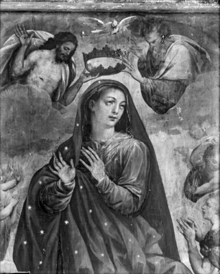Coronación de la Virgen María, pintura