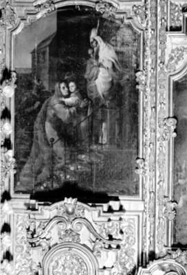 Pintura de un retablo en la Catedral, detalle
