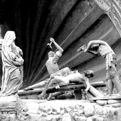 Crucificción de Jesucristo, escultura