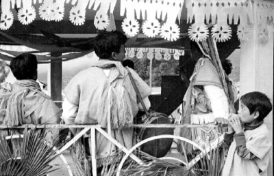 Musicos en el festival